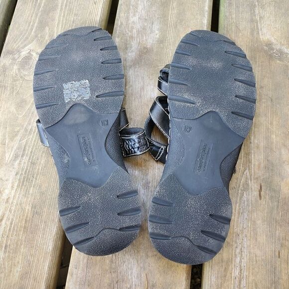 Vintage 90s y2k Bratz Chunky Jammer Platform Strappy Slide Sandals 10 WIDE - Picture 5 of 7